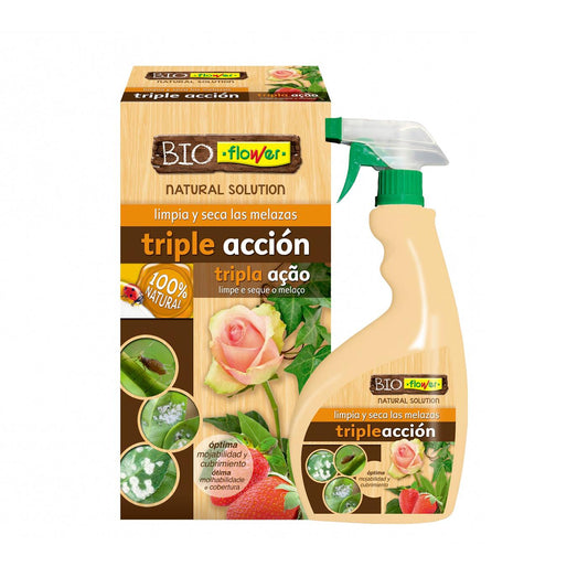 Tripla azione contro insetti, melasse e funghi BioFlower Pronto all'uso