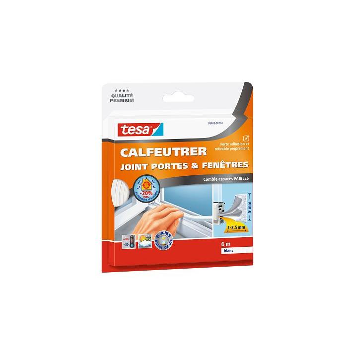 Joint en caoutchouc profil E 6 m x 9 mm marron