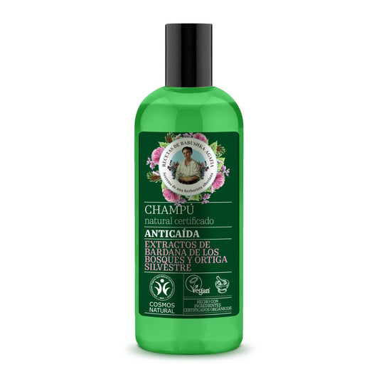 Certyfikowany naturalny szampon przeciw wypadaniu włosów Agafia Natura Siberica 260 ml