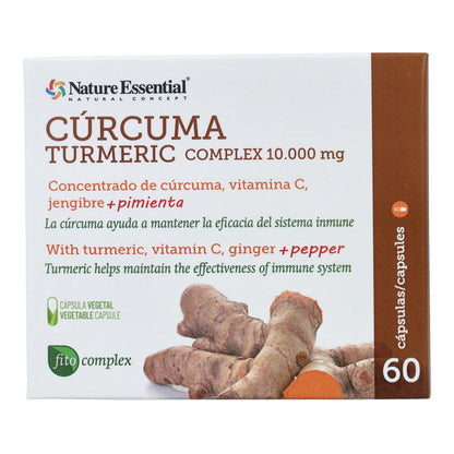 Kurkuma-Komplex Nature Essential 10000 mg, 60 Kapseln