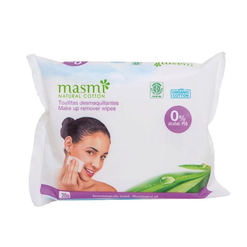 Make-upremoverdoekjes 20 stuks Masmi