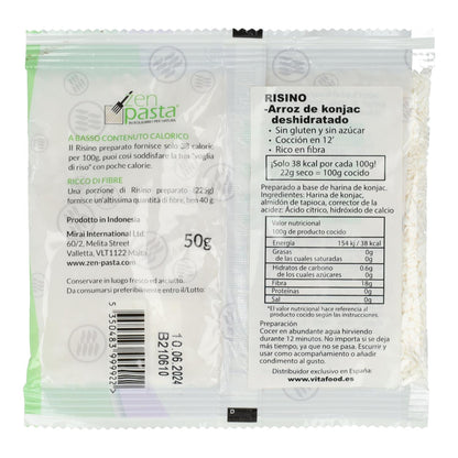Dehydrated Konjac Rice Zen Pasta 50 g
