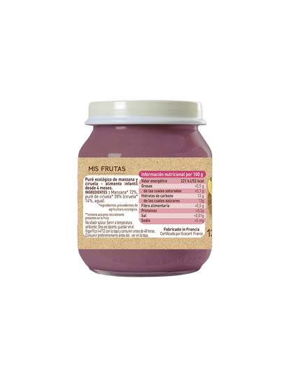 Petit pot pomme et prune Babybio 130 g