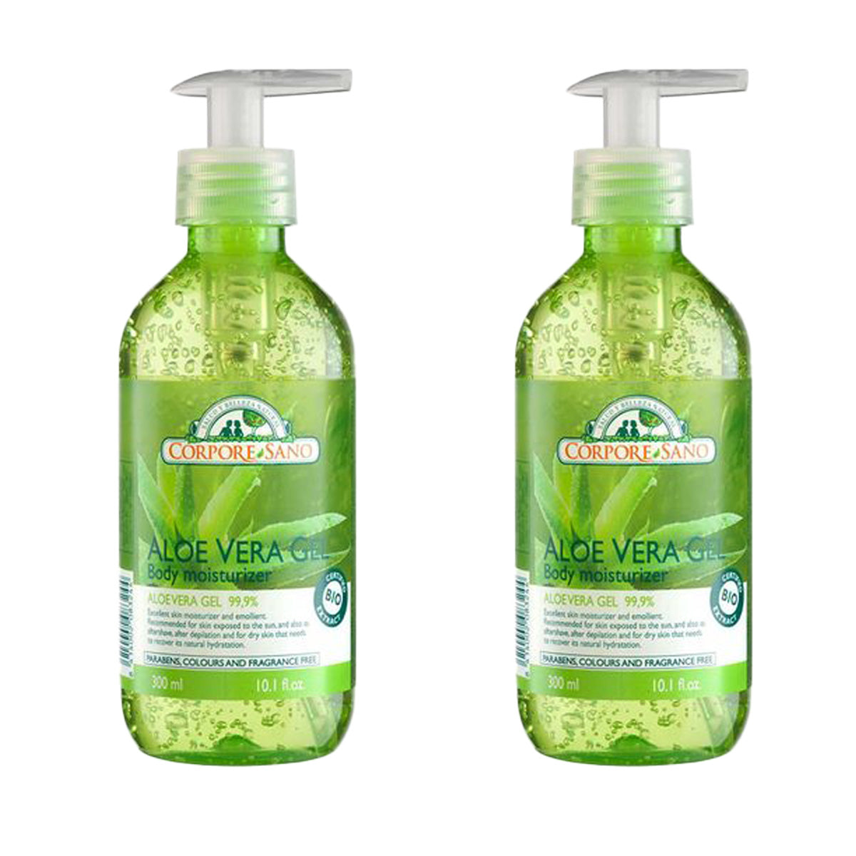 Pack 2x Gel Aloe Vera Dérmico Corpore Sano 500 ml
