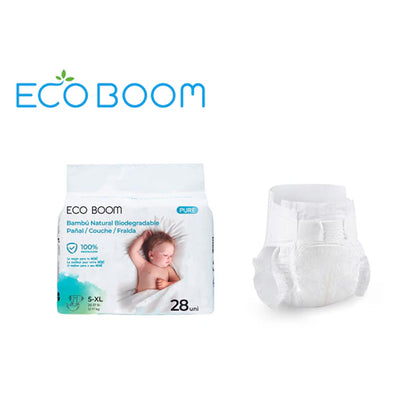 Pure Premium ECO BOOM T5/XL bambublöjor (12 till 17 kg) 28 st.
