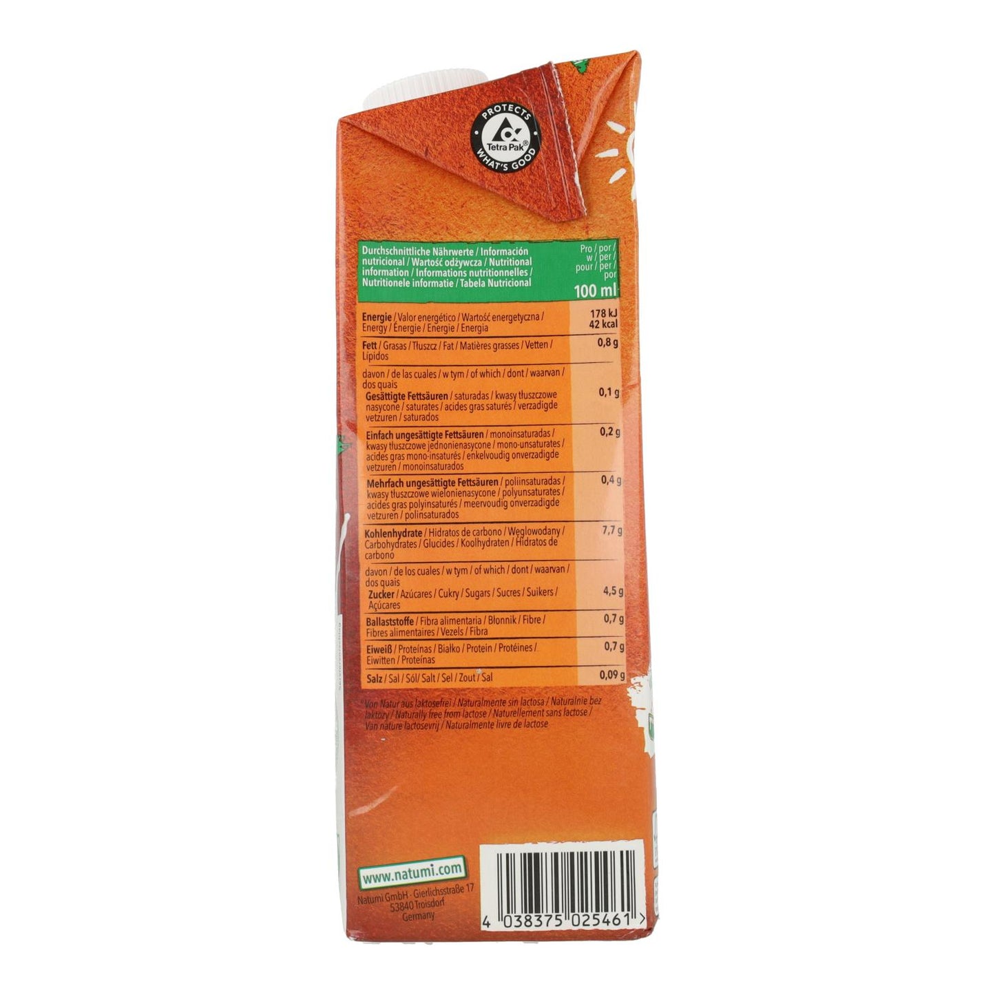 Glutenfri havredryck BIO Natumi 1 l