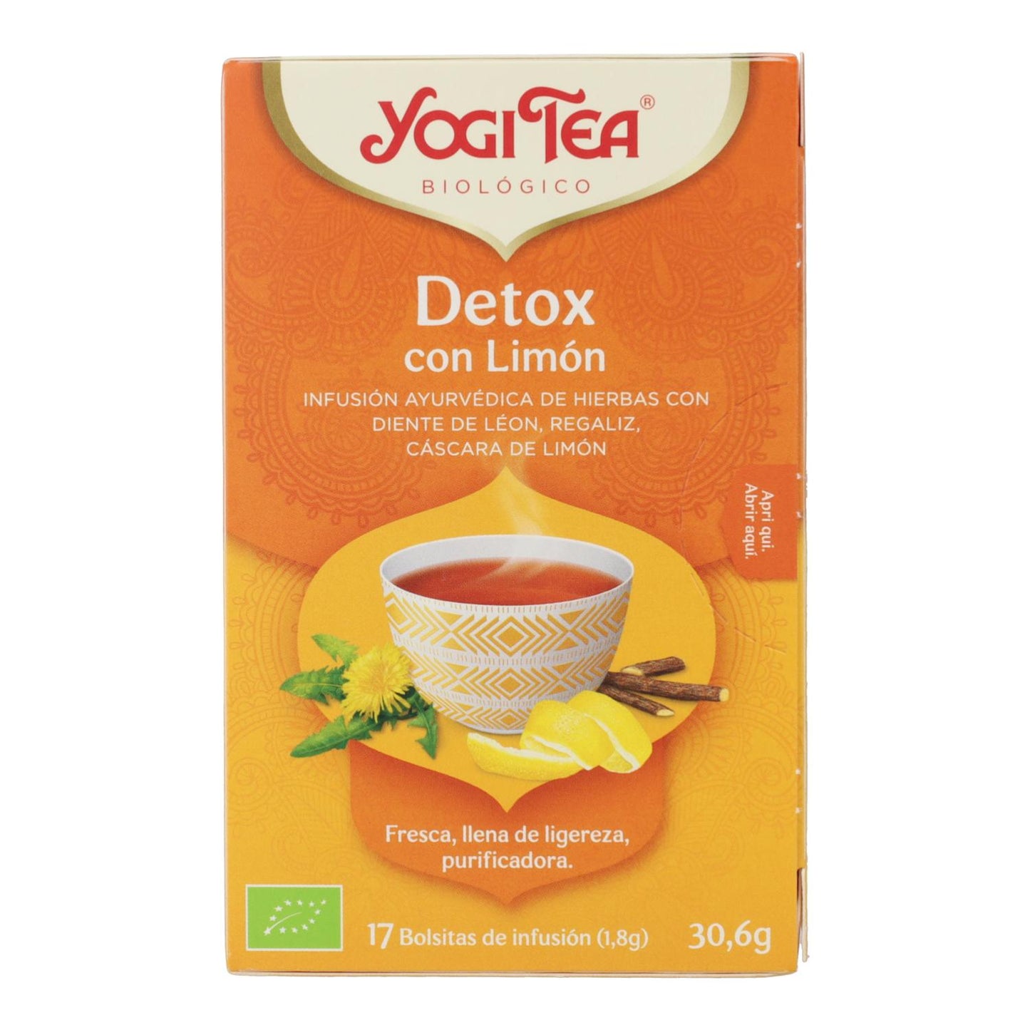 Yogi Tea BIO Detox mit Zitrone, 17 Teebeutel