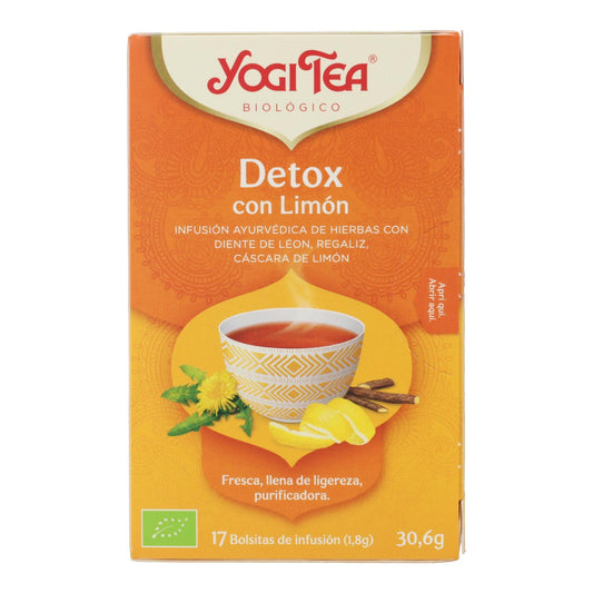 Yogi Tea BIO Detox mit Zitrone, 17 Teebeutel
