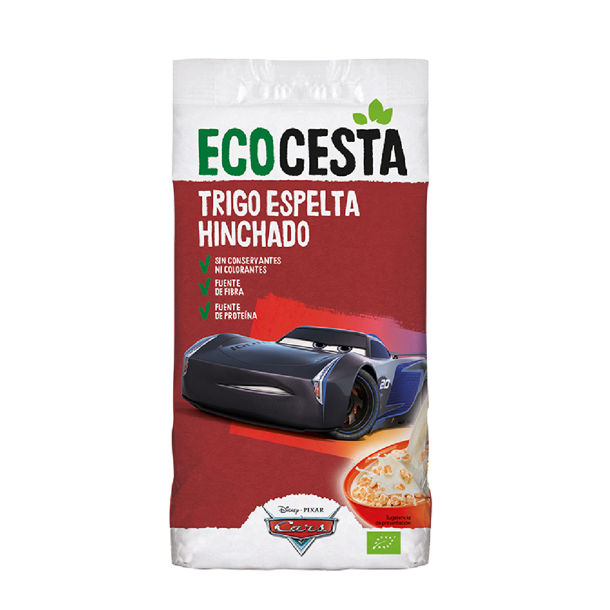 Céréales pour enfants à base de blé d'épeautre soufflé édition Disney Ecocesta 200 g