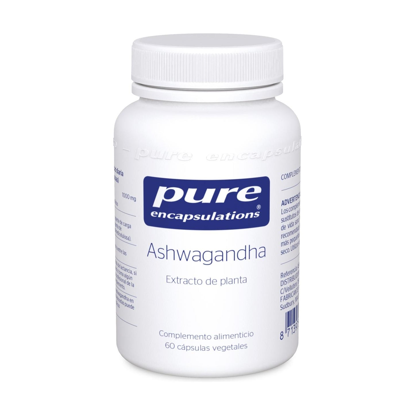 Ashwagandha 60 capsule Pure Encapsulations