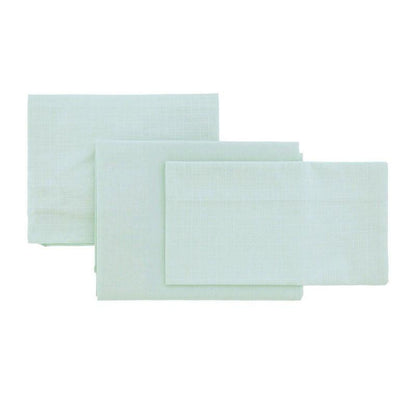 Cambrass Be Villa Green 3-piece mini cot sheet set