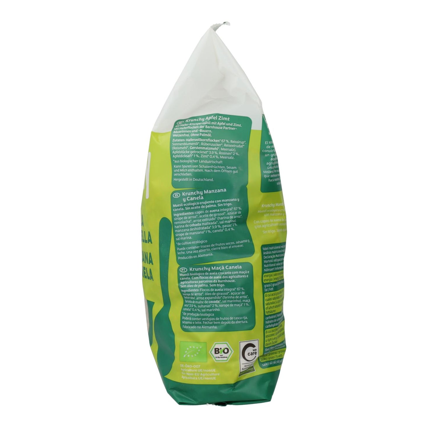 Muesli Krunchy Pomme et Cannelle BIO Barnhouse 750 g