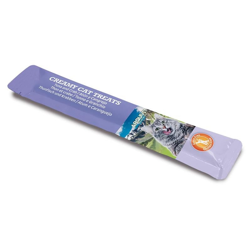 Creamy Cat Treats Cremiger Snack mit Thunfisch und Krabben Arquivet 5x14 g