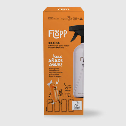 Bouteille de cuisine FLOPP ECO 500 ml + Recharge
