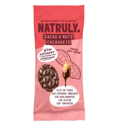 Cacao&Nuts Czekolada mleczna, Natruly, 50 g