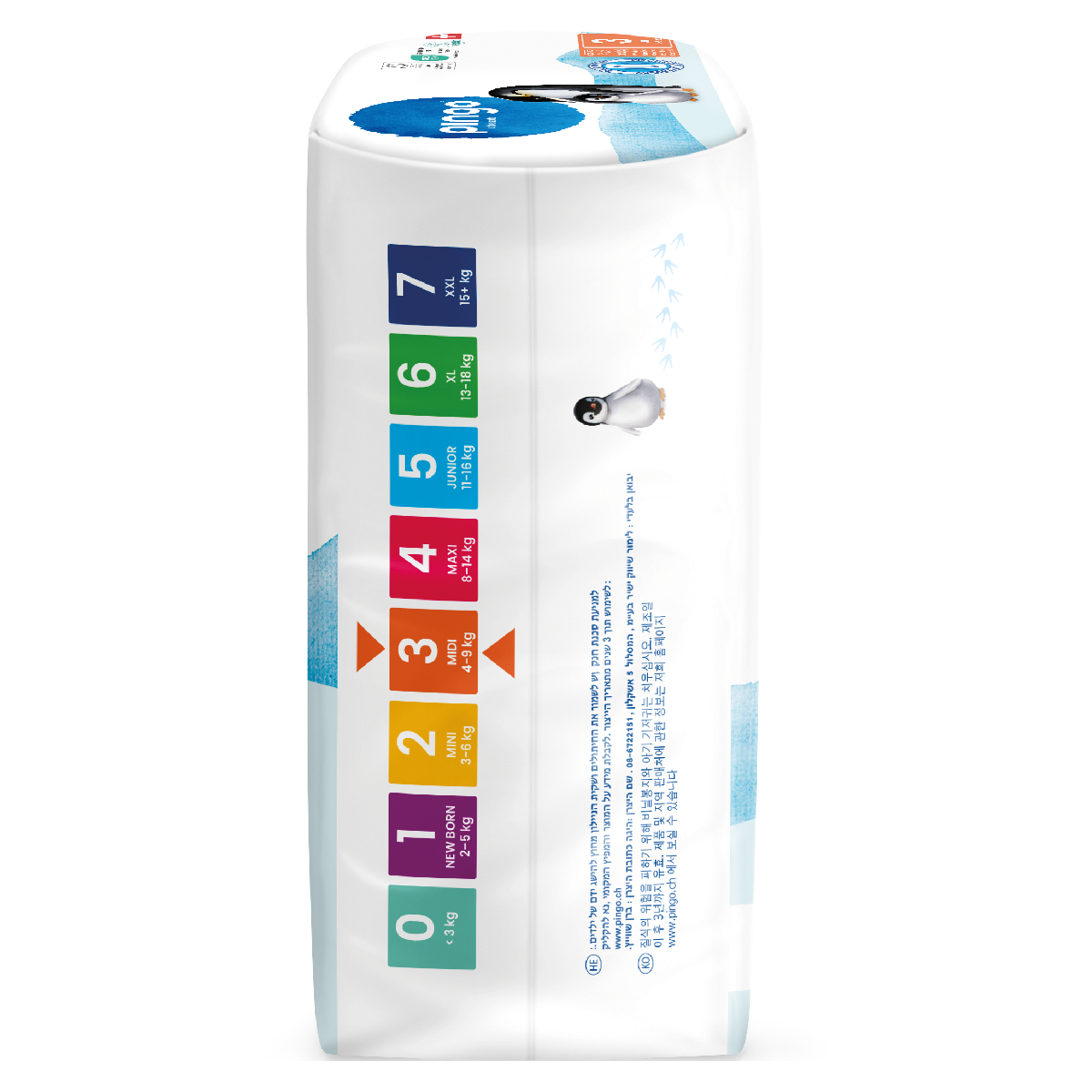 Windeln T3 (4-9 kg) Pingo 44 Stück