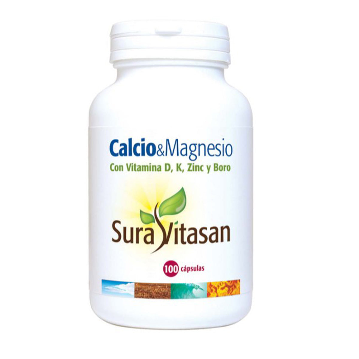 Calcium & Magnesium+D+Zinc+Boron, Sura Vitasan, 100 capsules