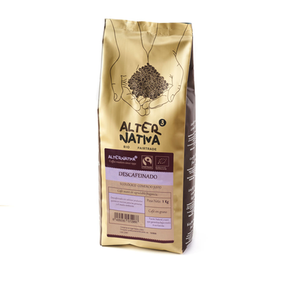 Entkoffeinierter Kaffee in Bohnen BIO Alternativa3 1 kg