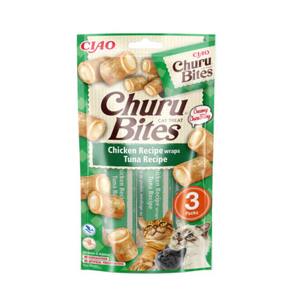 Churu Cat Bites recette au thon Snack pour chats 3 x 10 g