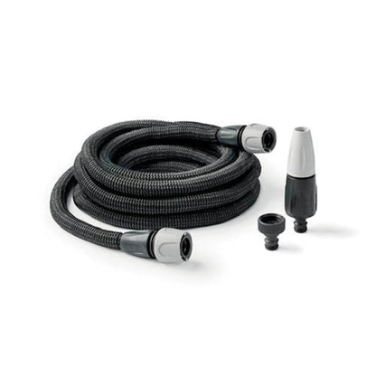 Selbstausziehender Schlauch aus Stoff Aquapop Easy grau GF 20 m