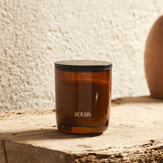 Icons Royal Amber Roura Kerze Sandelholz, Amber, Oud &amp; Vetiver