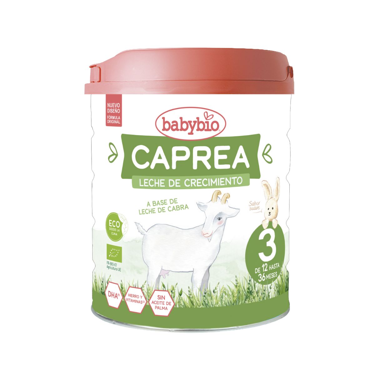 Pack of 2x Caprea 3 Organic Goat's Milk (from 12 months to 3 years) Organic, 800 g Babybio
