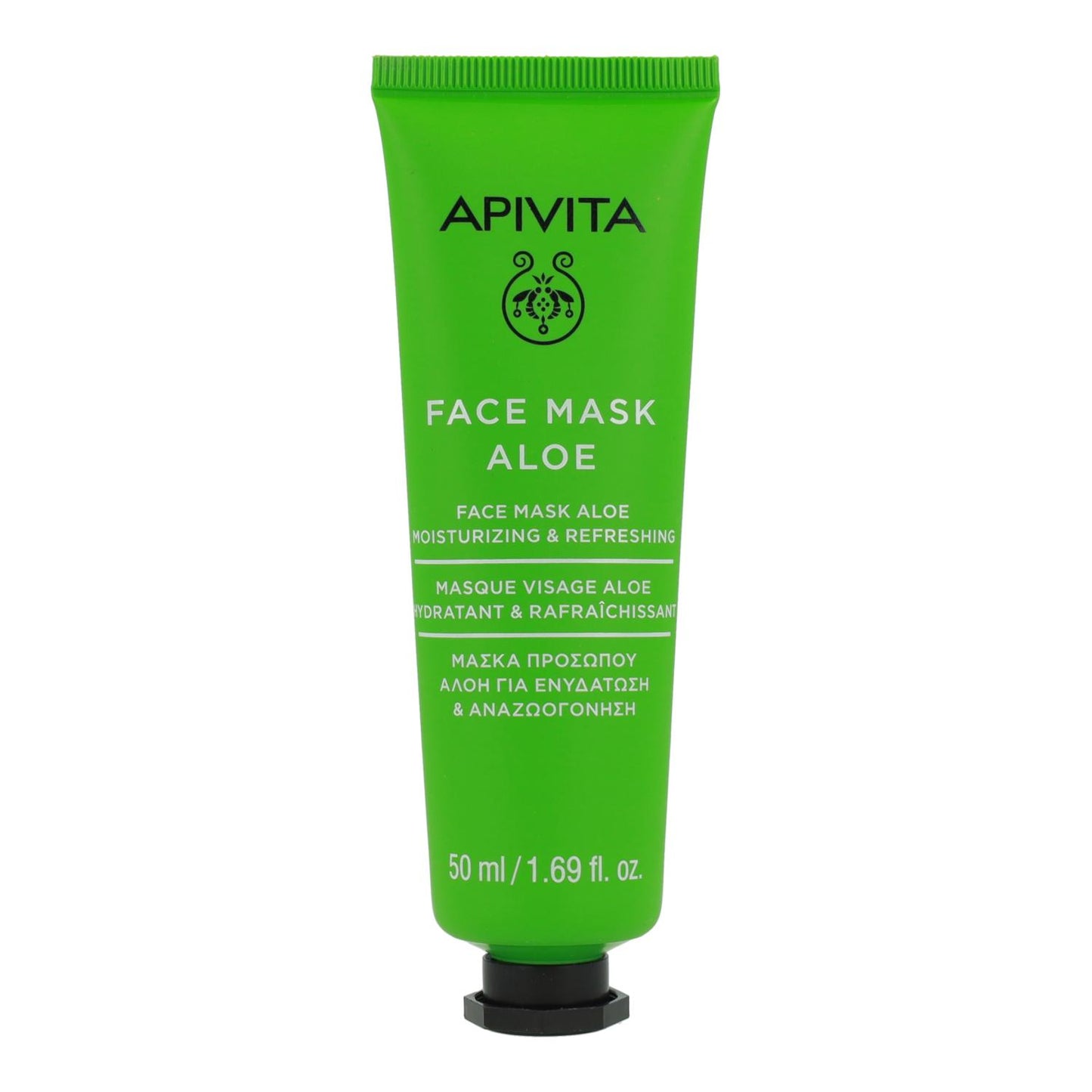 Masque facial hydratant rafraîchissant à l'aloe vera Apivita 50 ml