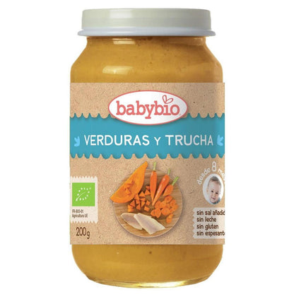 3er-Pack Menü Tradition Forelle, 200 g. Babybio