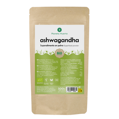 Ashwagandha i pulverform ECO Planeta Huerto 500 g