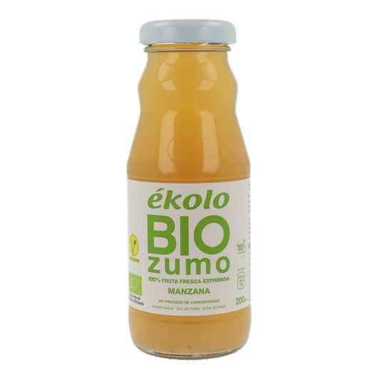Jus de pomme bio 100 % pressé Ékolo 200 ml