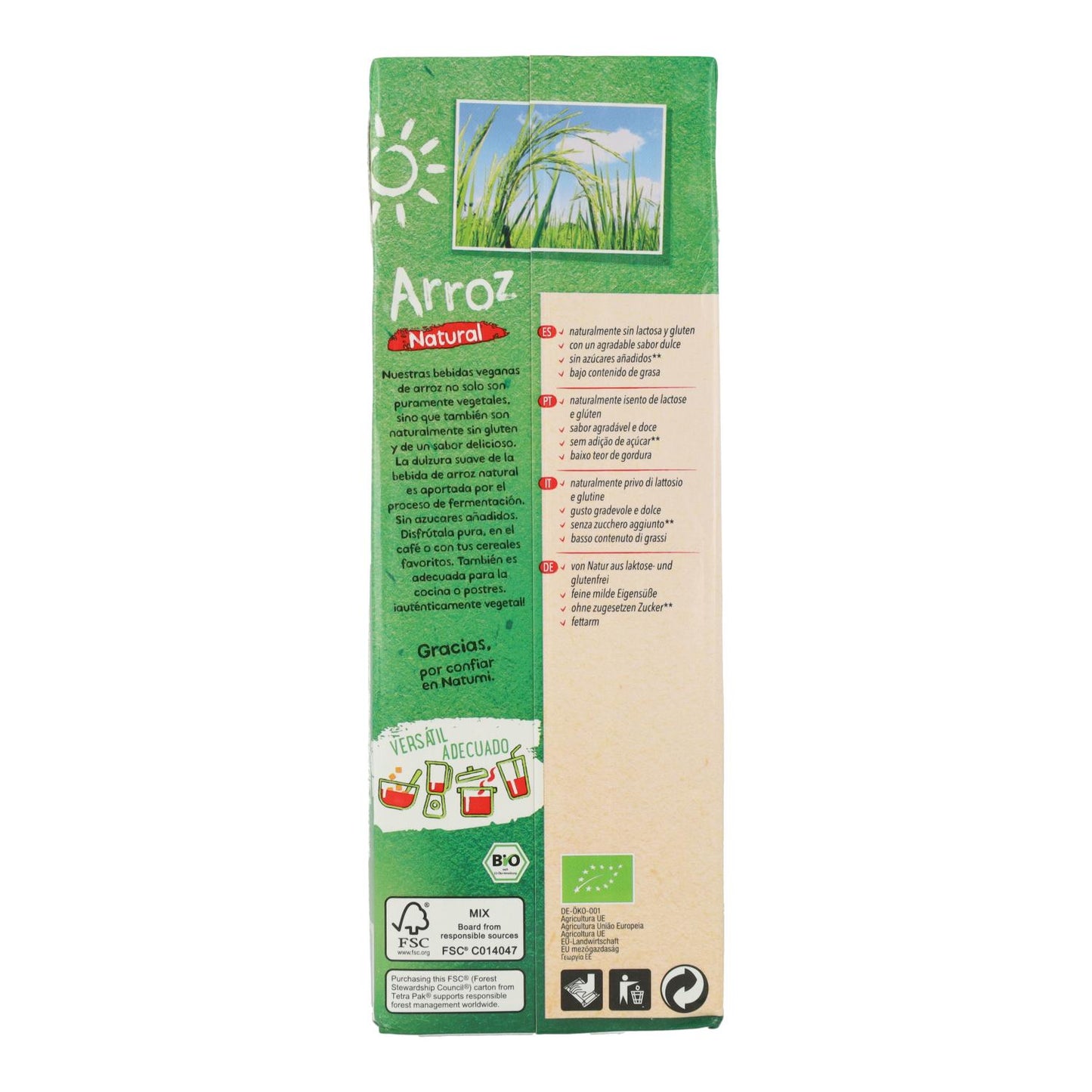 Boisson au riz BIO Natumi 1 L