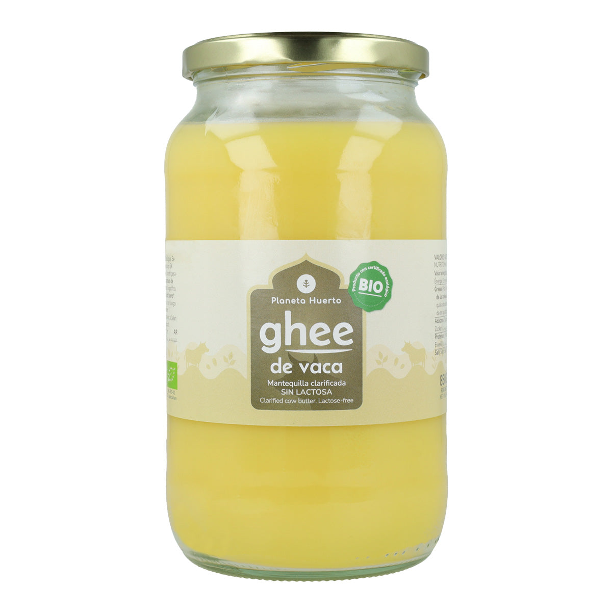 Ghee geklärte Butter ECO Planeta Huerto 850 g