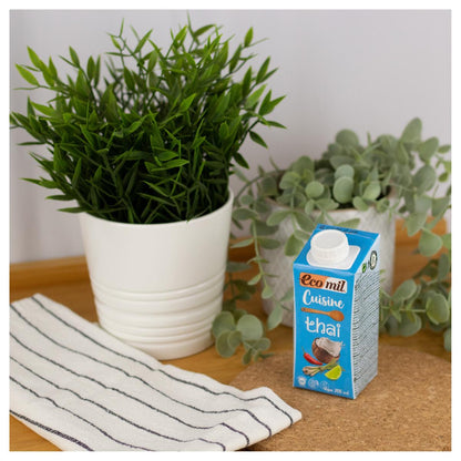 Bio-Pflanzencreme Cuisine Coco Thai Ecomil, 200 ml