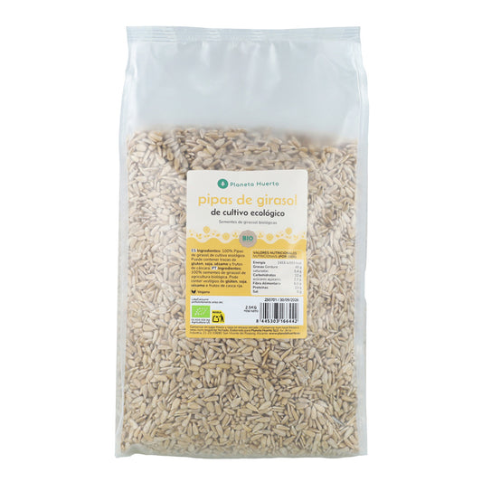 Gepelde zonnebloempitten ECO Planeta Huerto 2,5 kg