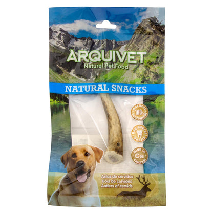 Hertengewei Natuurlijke bijtring voor honden  Arquivet  S  15-39 g
