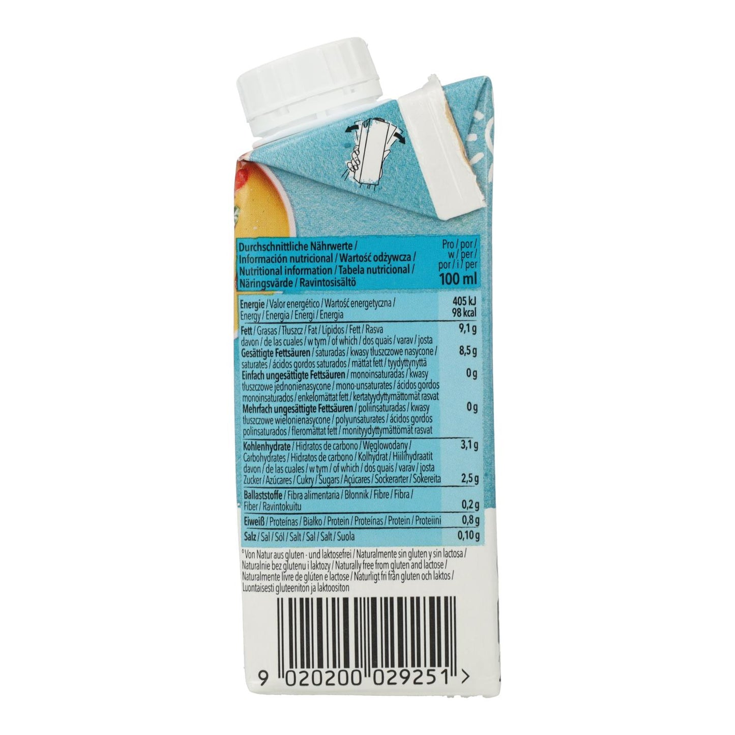 Crème à base de noix de coco Natumi, 200 ml