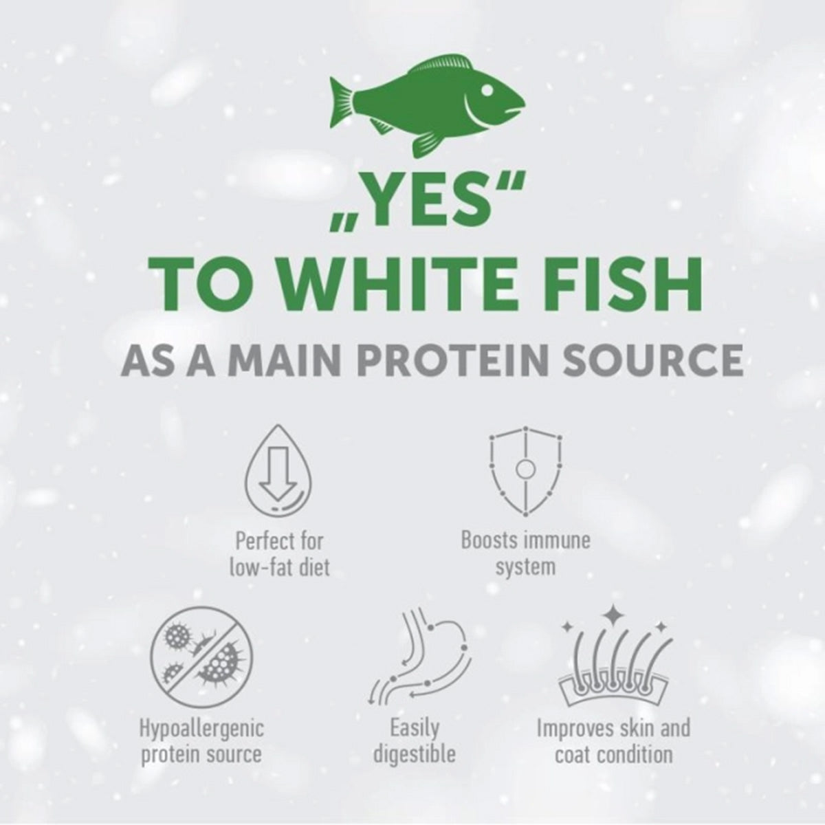 Nature's Protection White Dog Graanvrij voer voor volwassen honden van kleine rassen 1,5 kg