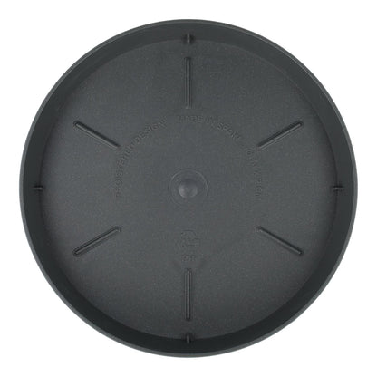 Plato maceta Tes color antracita D 17 x 2,5