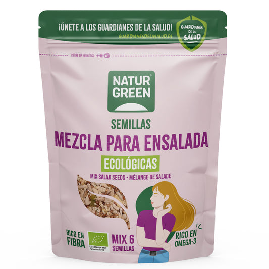 Mieszanka 6 nasion sałatki Goji i Chia Bio NaturGreen 225 g