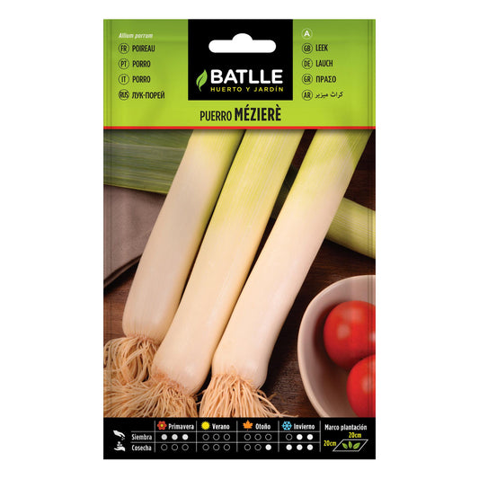 Mézière Batlle Long Leek Seeds