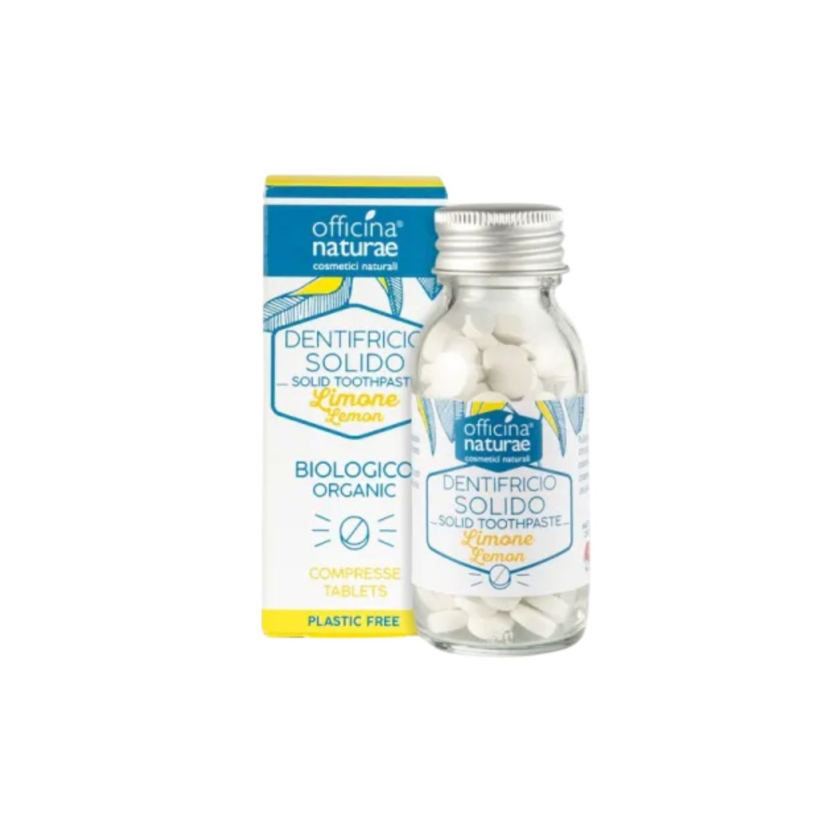 Dentifricio in pastiglie al limone 115 pz. Ecologico Officina Naturae