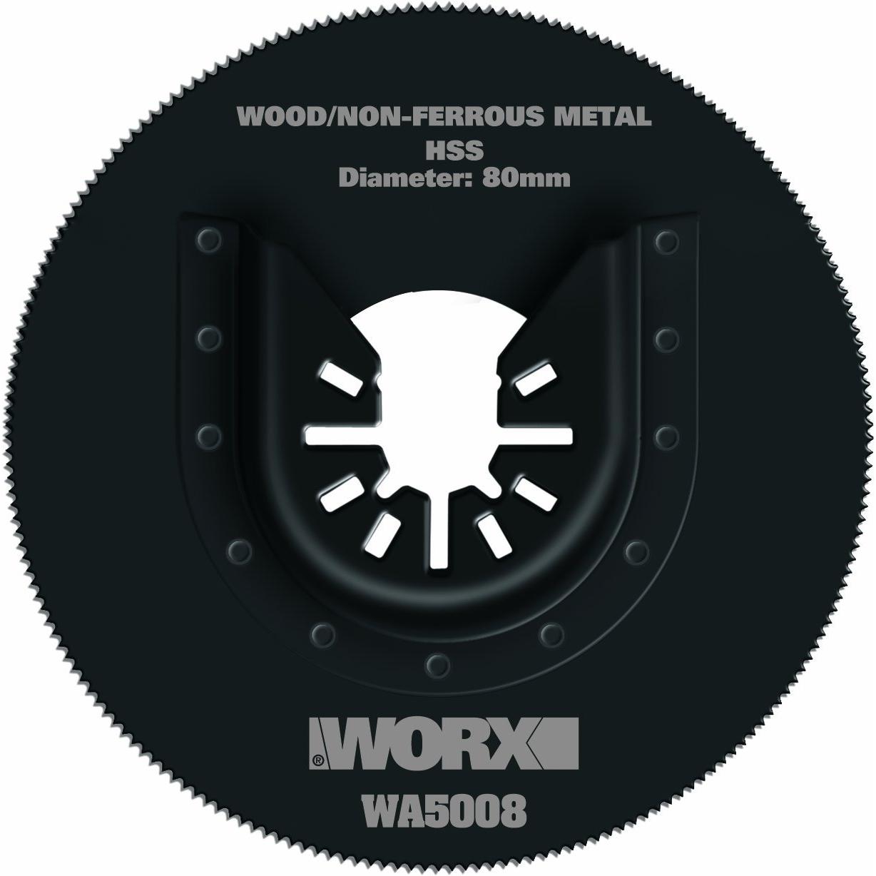 Sägeblatt für Kreissäge HSS 80 mm – Worx