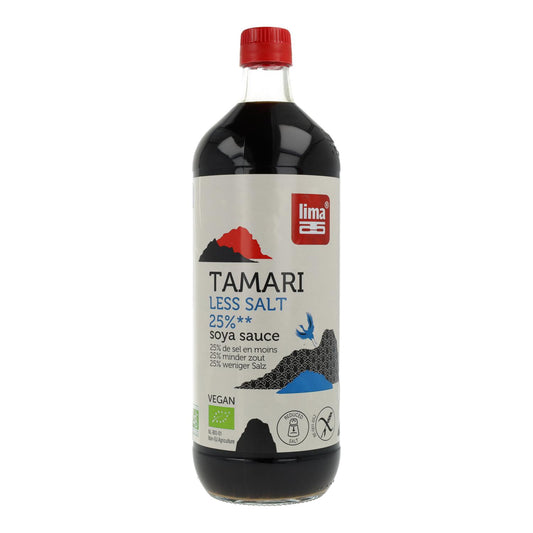Tamari 25 % weniger Salz ECO Lime 1 l