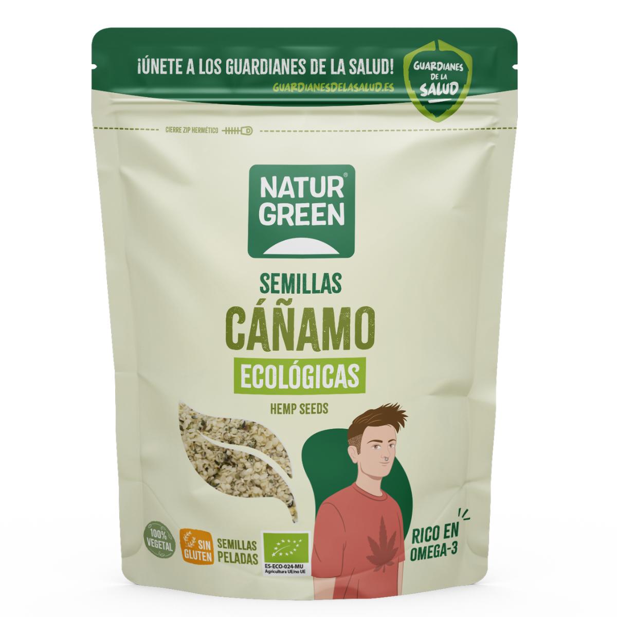 Graines de chanvre décortiquées Naturgreen 200 g