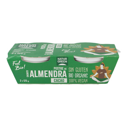 NaturGreen Mandel-Kakao-Dessert, 2 x 125 g