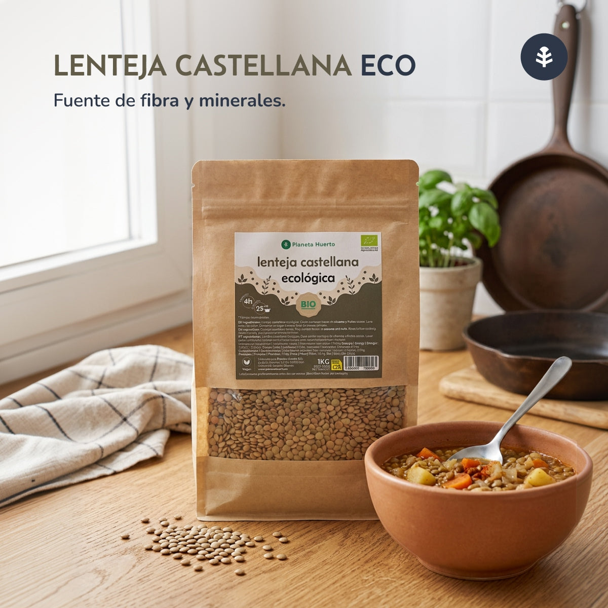 Kastilische Linsen ECO Planeta Huerto