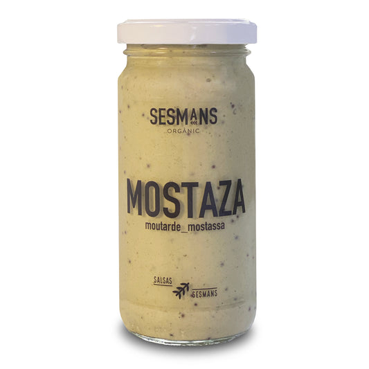Sauce moutarde bio Sesmans 240 ml