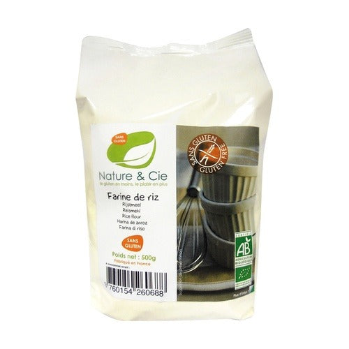 Glutenfri rismjöl Bio Nature&cie 500 gram
