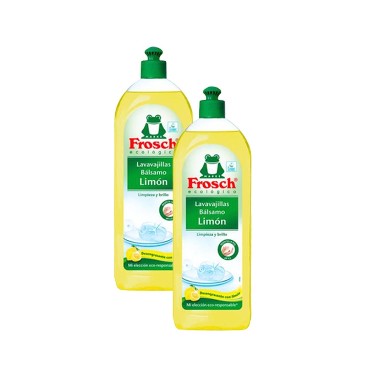 2er-Pack Spülmittel Zitrone Eco Frosch 750 ml