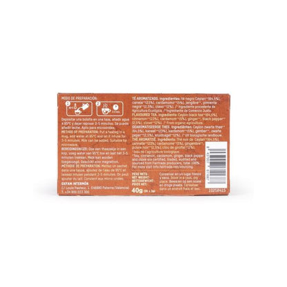 Thé chai bio équitable aux épices Tierra Madre Oxfam Intermón 40 g